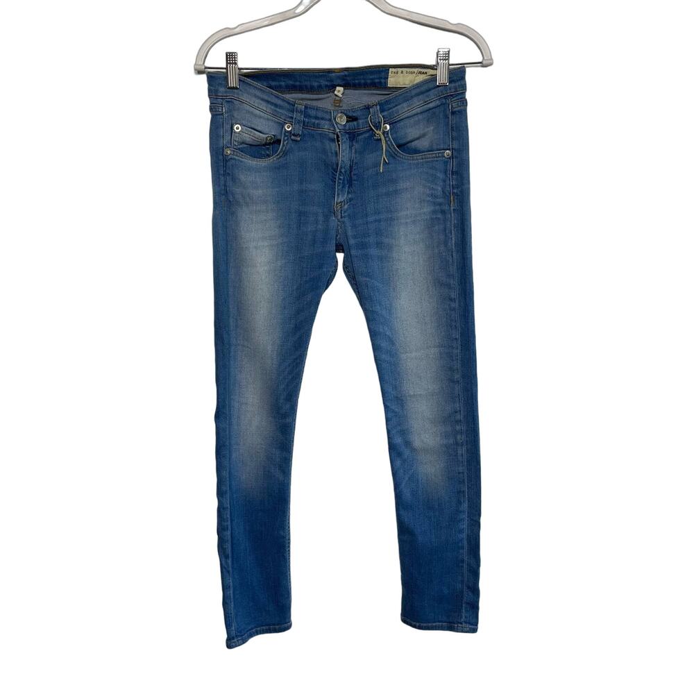 rag & bone Women's Skinny Jeans - Medium Blue Wash